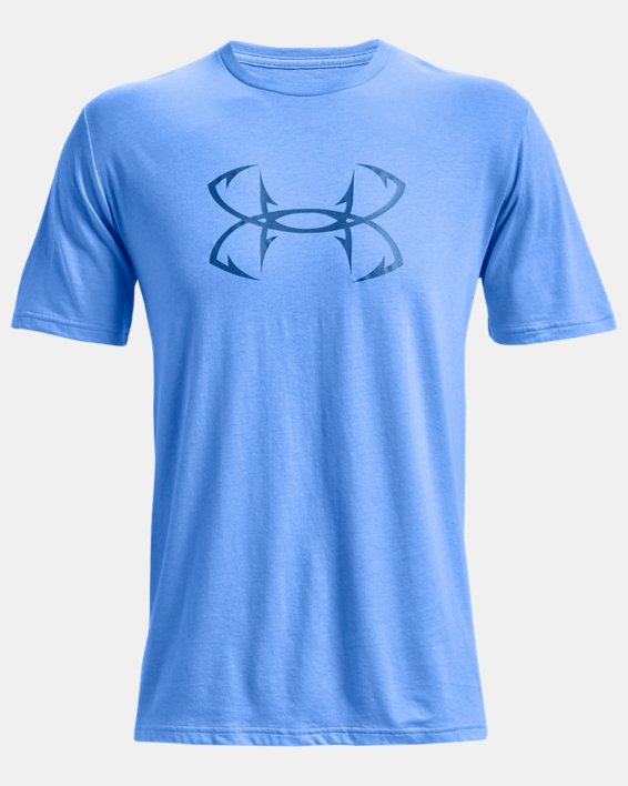 Men's UA Fish Hook Logo T-Shirt, Blue, pdpMainDesktop image number 4